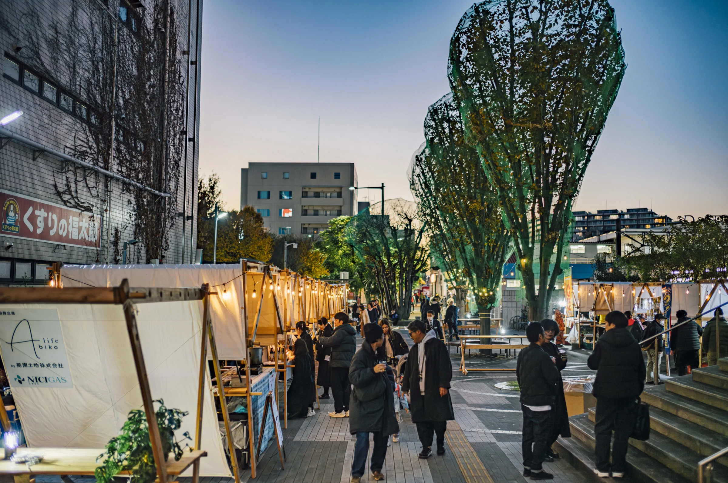 夜の木組み